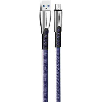 Дата кабель USB 2.0 AM to Micro 5P 1.0m zinc alloy blue ColorWay (CW-CBUM011-BL) Вінниця