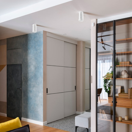 LED Світильник накладний під лампу GU10 білий +срібляста призма VL-SPF03A-SPW Videx Житомир - изображение 4