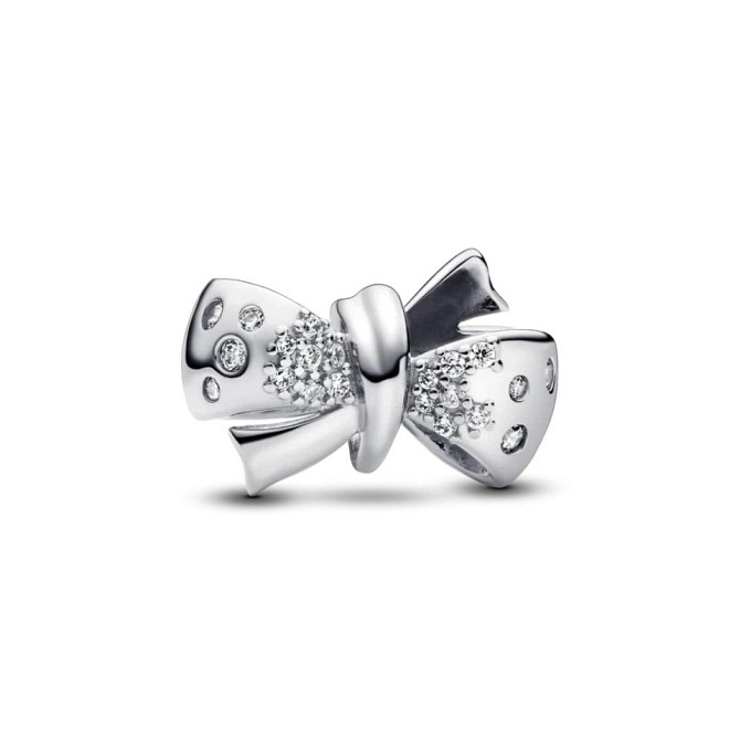 Срібна намистина Pandora Іскристий бант 793442C01 Київ - фото 1