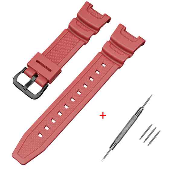 Ремешок для Casio SGW-100 Red BK SBR Киев