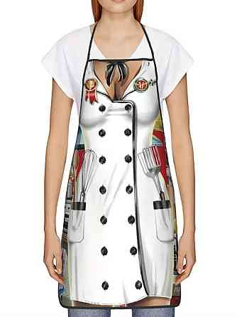 Фартух з приколом для жінок Кухарка 75 на 60 см різнобарвний Київ