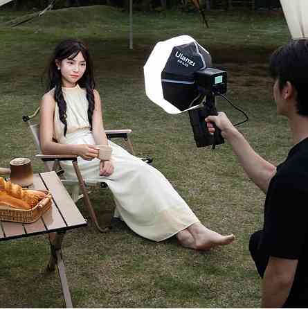 Ручка для постоянного света с креплением для повербанка / аккумулятора V-Mount Ulanzi LA06 Киев