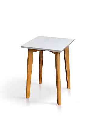 Табурет Міраж каркас натур/кришка біла Киев