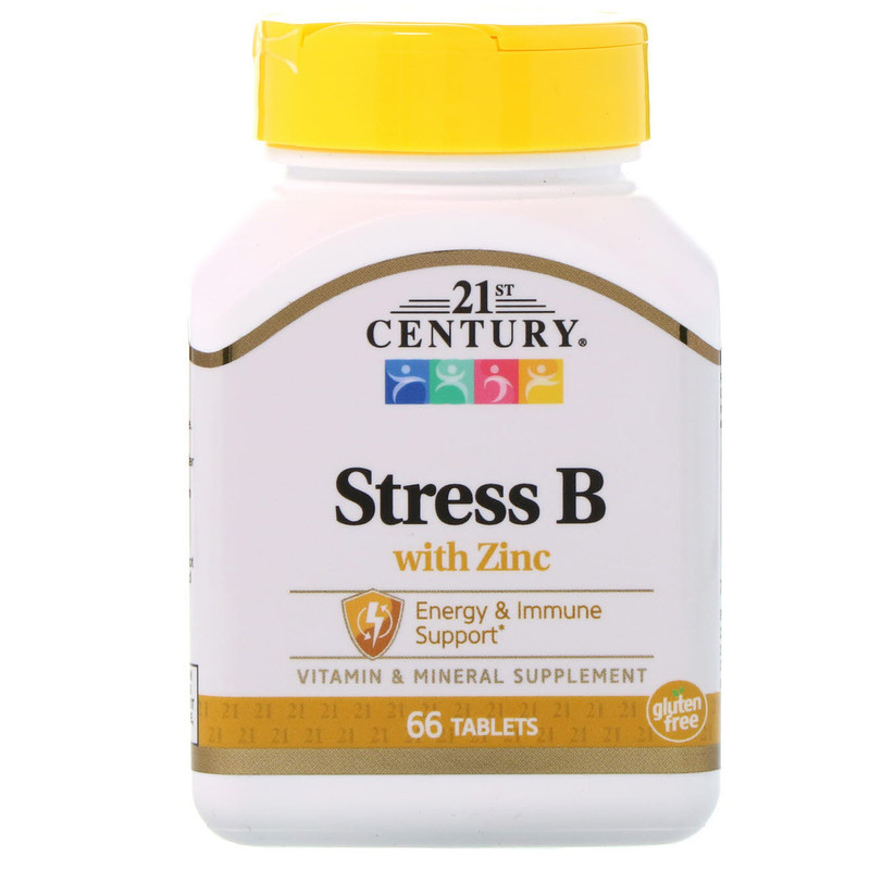 Стресс B + Цинк (STRESS B with Zinc) 66 таблеток Київ - фото 1