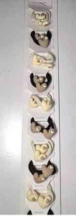 Резинки для волос для девочки Сердечки 20 шт Киев