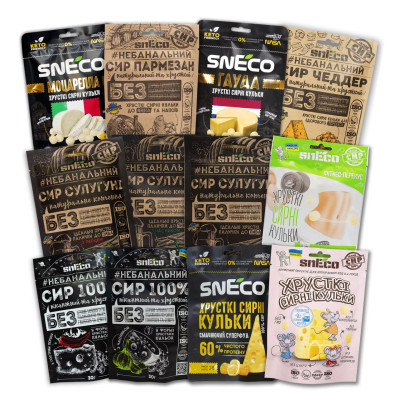 Сыр сушеный snEco Моцарелла 30 г (4823095809190) Винница - изображение 4
