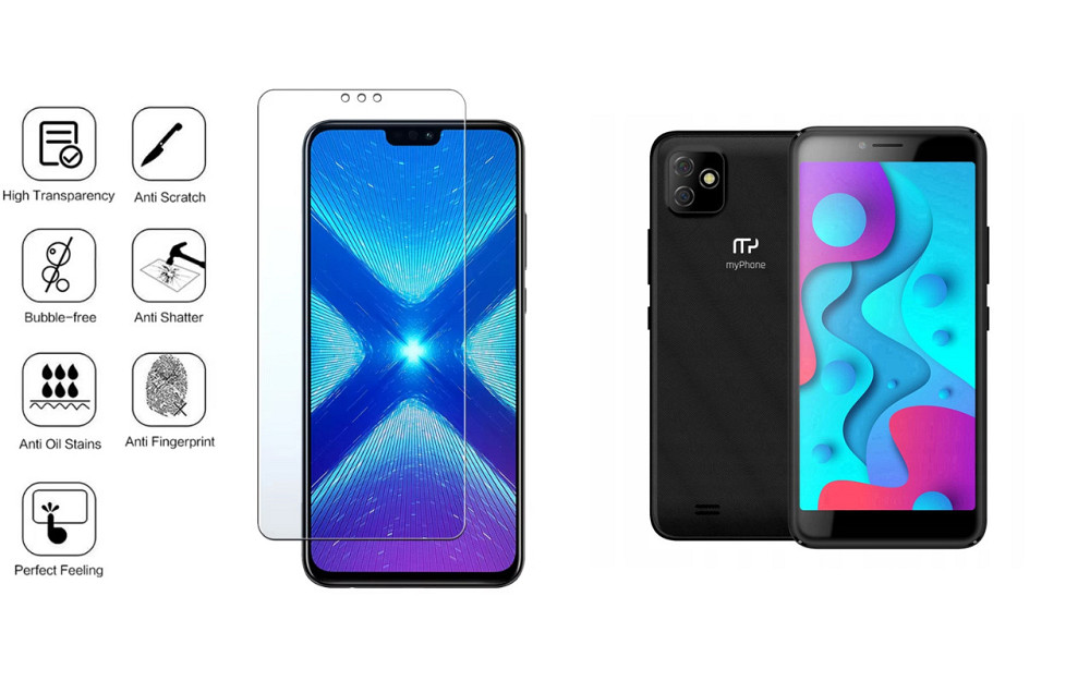 Защитное стекло NeoGlass для myPhone Fun 9 – ультрапрозрачное и устойчивое Киев - изображение 4