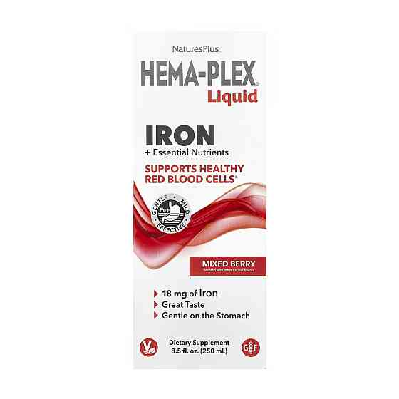 Комплекс витаминов и минералов Hema-Plex Liquid Iron 250ml ягоды Киев