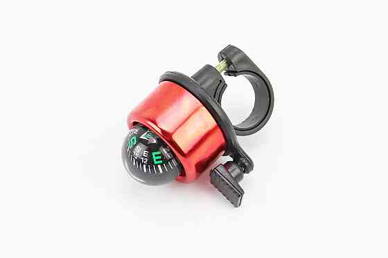 Дзвінок механічний "Компас", червоний Київ