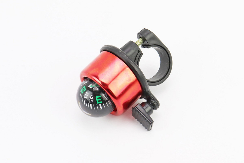 Дзвінок механічний "Компас", червоний Київ - фото 1