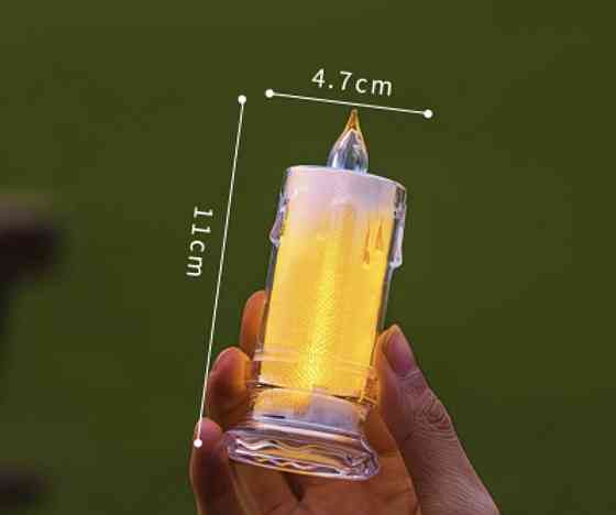 Набір LED свічок на батарейках  3 шт (0293) Сміла