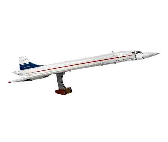 Конструктор Icons Concorde (2083 деталей)| Легендарний надзвуковий літак з коробкою Київ
