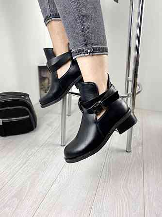 Жіночі черевики ANDNNON чорні еко-шкіра 39р. (1188) Коломия