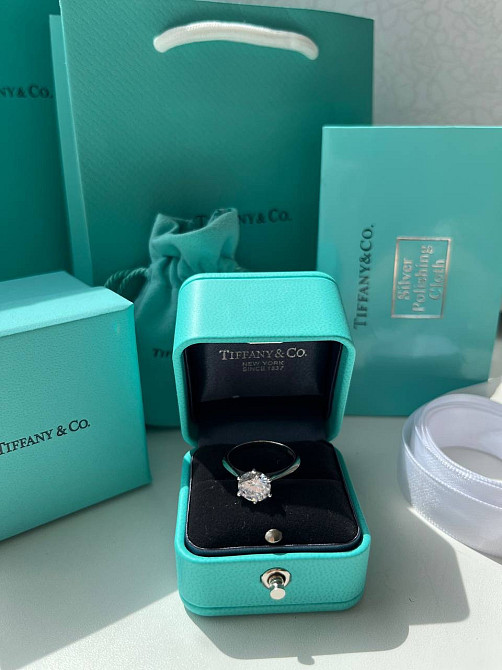 Tiffany / Тіффані подарункове паковання під кільце — коробочка, зовнішня коробочка, пакет, мішечок, протирка для срібла Одеса - фото 8