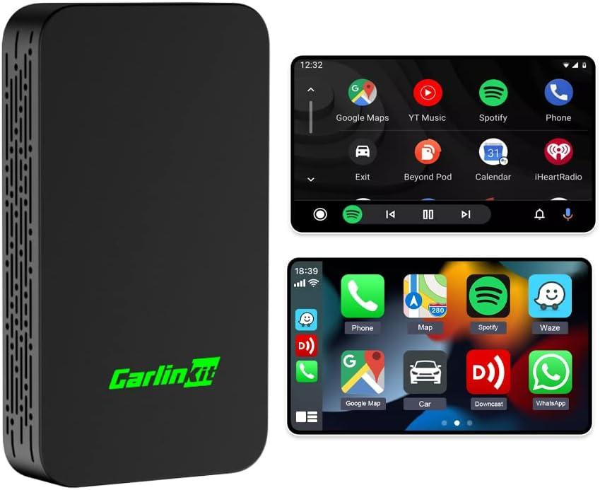Адаптер Carlinkit 5.0 2Air чорний Бездротовий CarPlay і Android Auto Plug and Play USB-C Автомобільний wi fi адаптер бездротовий Київ - фото 1
