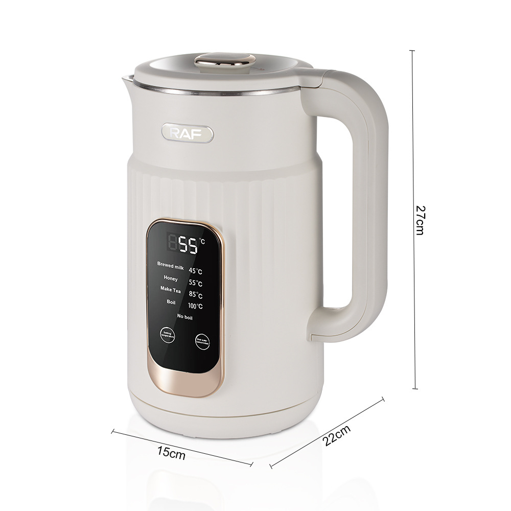 Електрочайник із термопідтримкою 2 л,1500Вт,RAF-7987B SBR Київ - фото 7