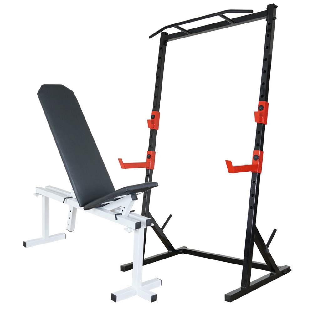 Скамья регулируемая 40 на 40 мм + Стойки с турником 50 на 50 мм Киев - изображение 1