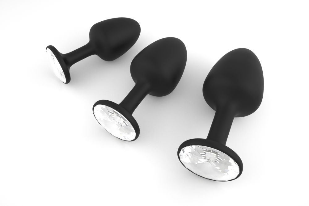 Анальная пробка Dorcel Geisha Plug Diamond XL с шариком внутри, создает вибрации, макс диаметр 4,5см Sex Aura Киев - изображение 1
