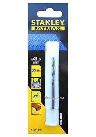 Сверло универсальное скоростное STANLEY : Ø= 3,5 мм. (метал/дерево/пластик) Одесса