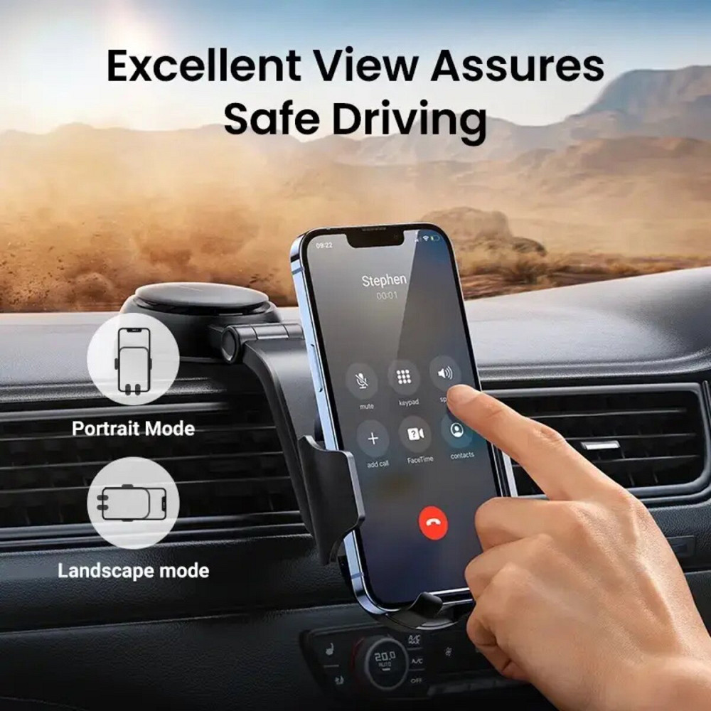 Автотримач для телефона UGREEN LP405 Waterfall-Shaped Suction Cup Phone Mount (UGR-20473) Киев - изображение 2