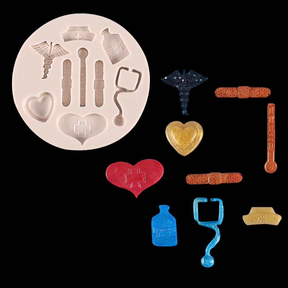 Молд силиконовый Медицинский набор 81 мм серый Киев - изображение 8