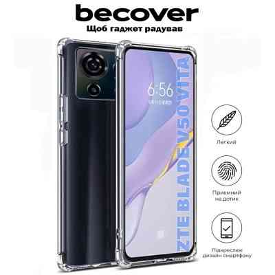 Чохол до мобільного телефона BeCover Anti-Shock ZTE Blade V50 Vita Clear (710863) Вінниця