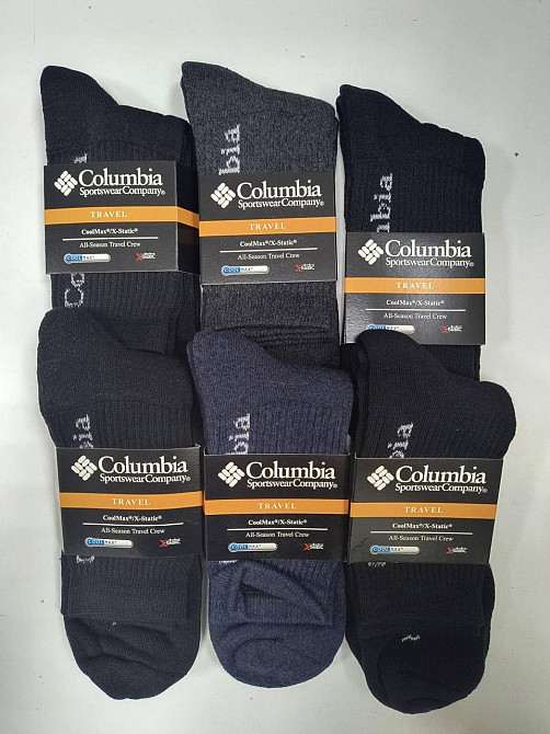 Комплект теплые носки Columbia 6 шт., набор зимних носков, комплект мужские теплые носки Киев - изображение 2
