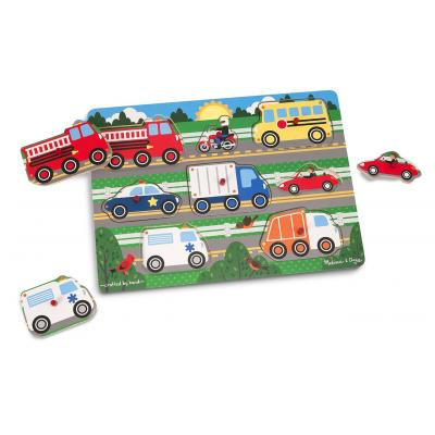 Развивающая игрушка Melissa&Doug Пазл Угадай машинку (MD19051) Винница - изображение 3