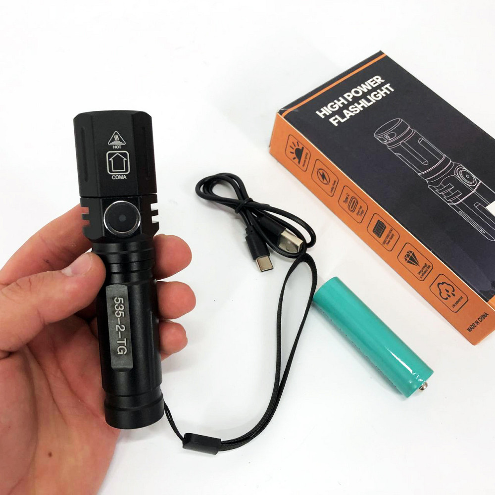 Світлодіодний робочий ліхтар перезаряджуваний портативний PLD-535-2, Ліхтар із захистом від пилу NU-38 Львів - фото 3