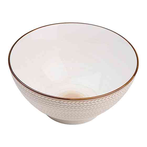 Тарілка глибока кругла порцелянова 20.5 см біла HP23385 Коломыя