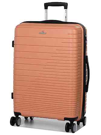 Валіза поліпропіленова MADISSON 33703 середня 66 см золотисто-рожева Київ