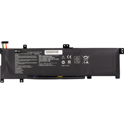 Аккумулятор для ноутбука ASUS Vivobook A501LX (B31N1429) 11.4V 3400mAh PowerPlant (NB431564) Винница - изображение 1
