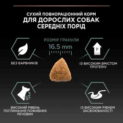 Сухий корм для собак Purina Pro Plan Medium з чутливим травленням (ягня) 3 кг (7613035214798) Вінниця