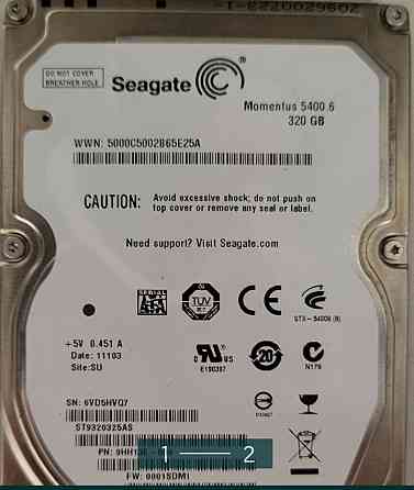 Жёсткий Диск: HDD 320Gb. Киев