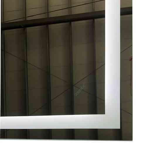 Зеркало Zerix Kubix MR03-80x60-REVERSE с LED Touch, Anti-fog, диммером, регулятором яркости (ZX6053) Киев