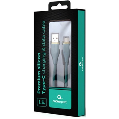 Дата кабель USB 2.0 AM to Type-C 1.5m 2.1A Cablexpert (CC-USB2S-AMCM-1.5M-G) Вінниця - фото 2