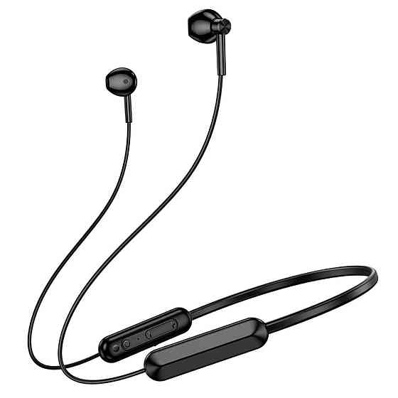 Беспроводные спортивные наушники BOROFONE BE70 Light neck-hanging BT earphones obsidian black Одесса