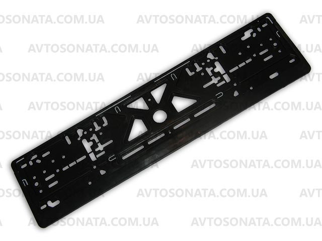 Рамка під номер пластик чорна Вінниця - фото 2