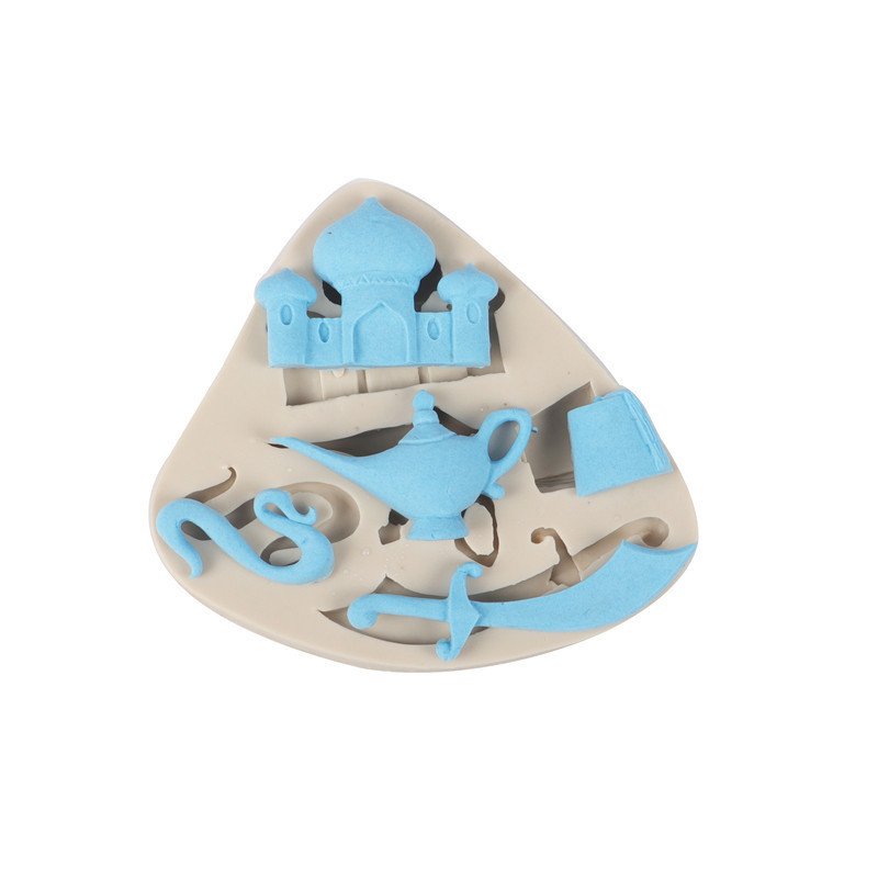 Молд силиконовый Алладин 105 на 97 мм серый Киев - изображение 3