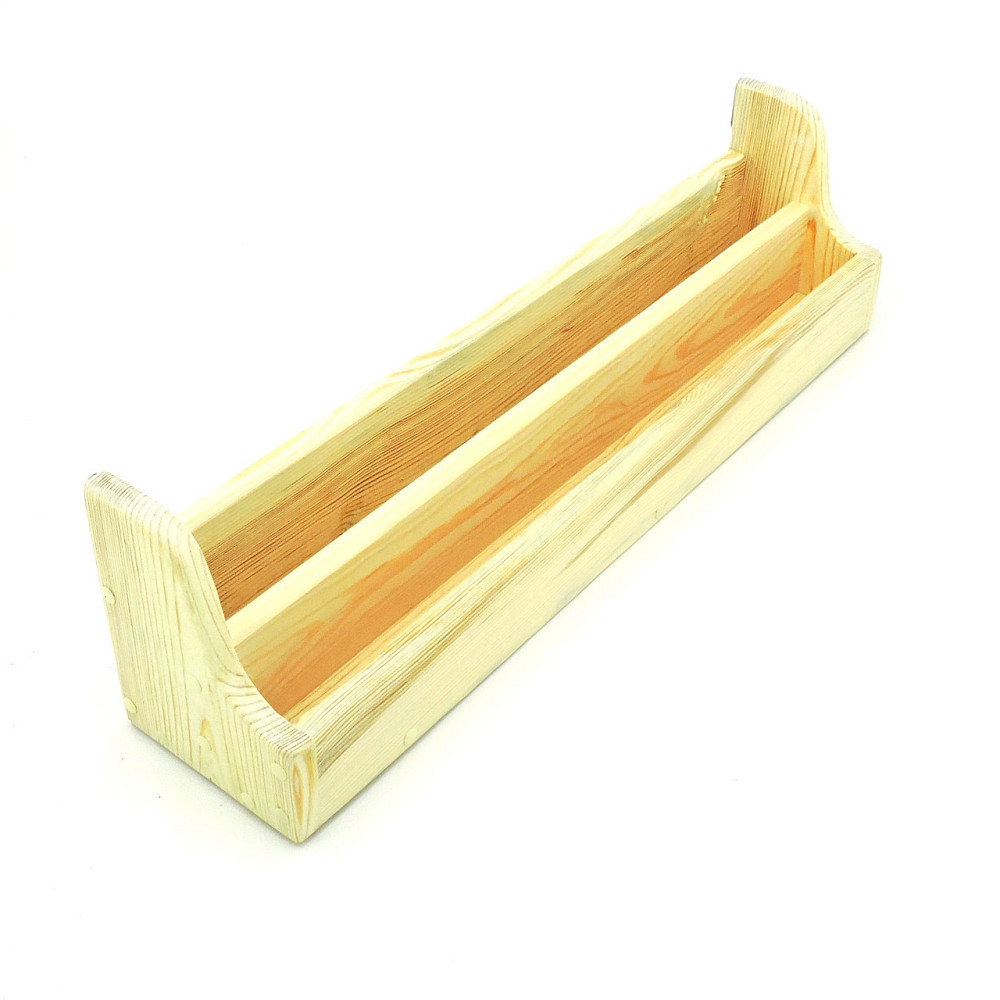 Настінна книжкова полиця "Пікнік" ваніль Миколаїв - фото 5