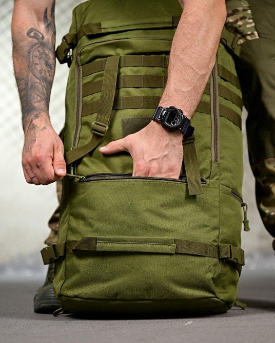 Тактичний рюкзак-баул X-TACTICAL oliva ПП4722 Одеса - фото 6