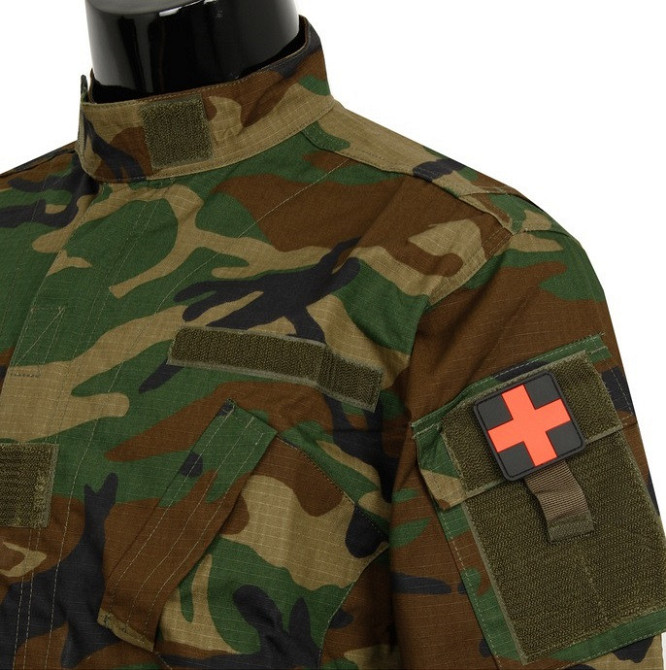 Шеврон 3D PVC на липучке Mil-Tec 16830402 “FIRST AID