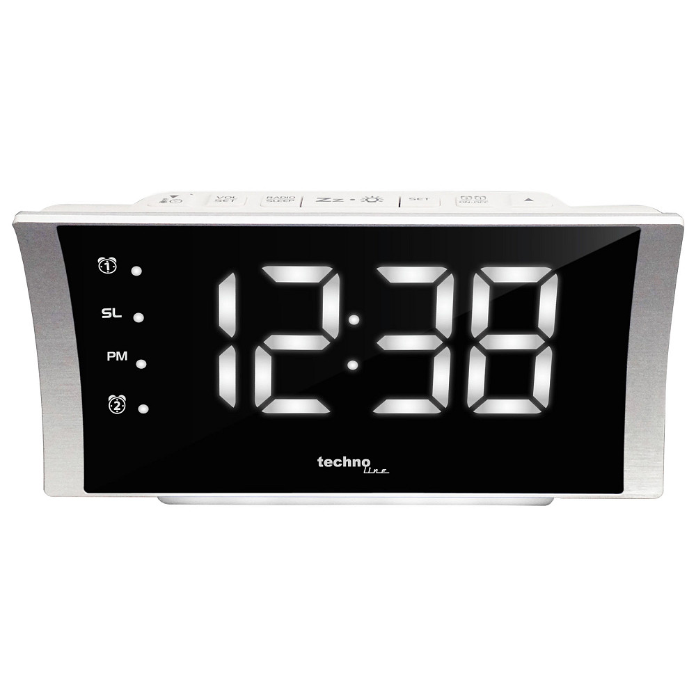 Часы настольные с радио Technoline WT494 Silver (WT494) Вінниця - фото 3