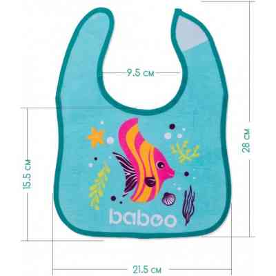 Слюнявчик Baboo Sea Life 3 шт (90603) Винница