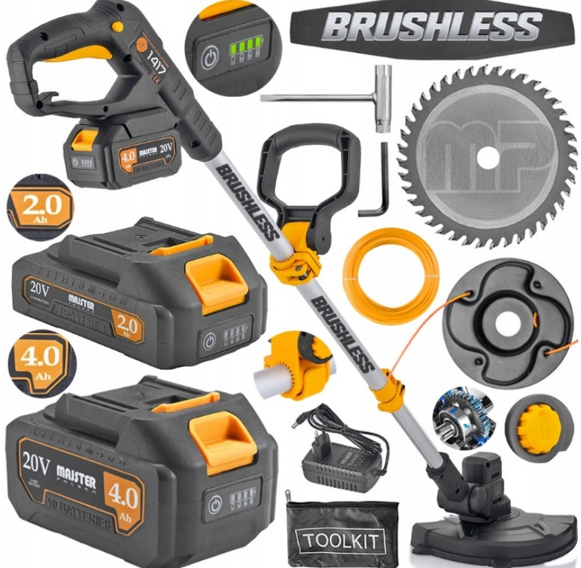 Акумуляторна коса 1200Вт Majster Polska (Польща) Київ - фото 10