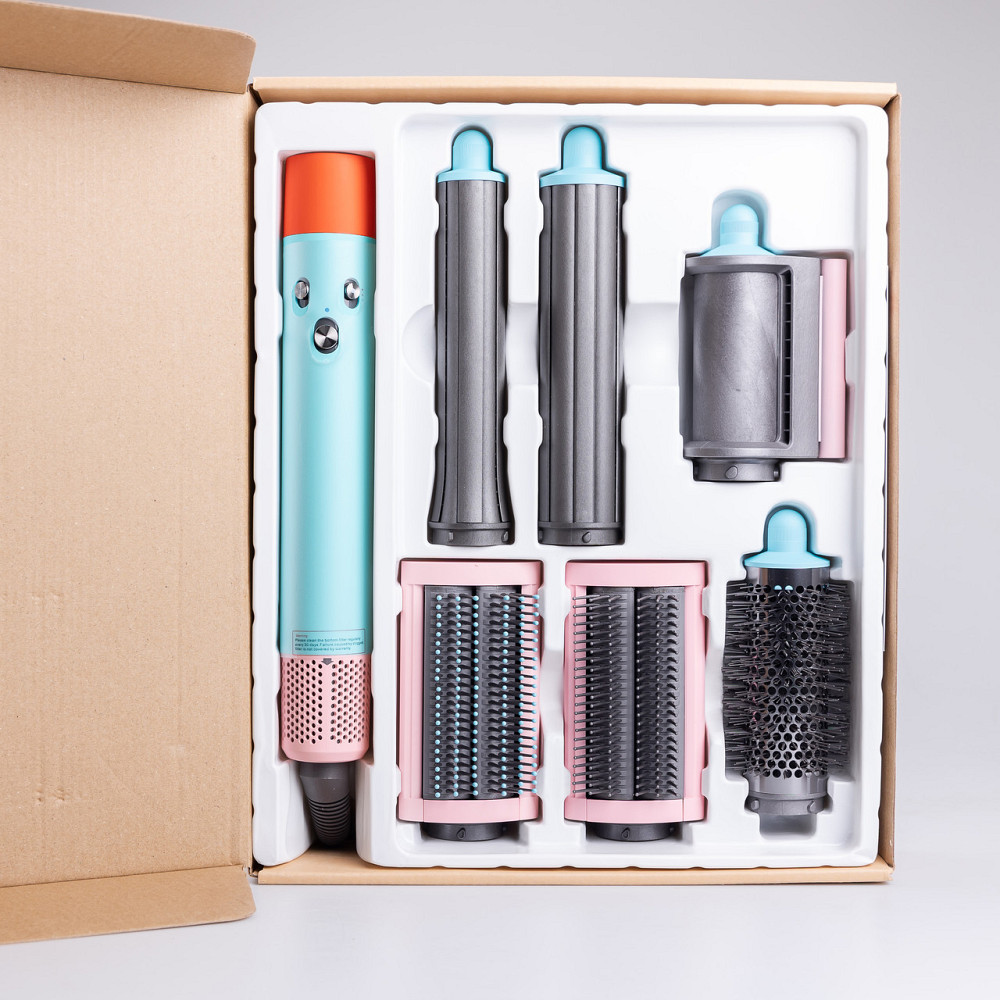 Мультисталер для волосся Airwrap Complete Long 6 насадок, блакитний X9PBL Київ - фото 9