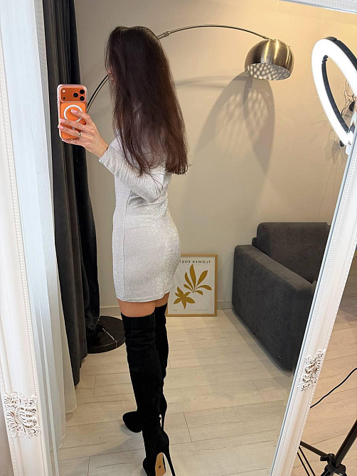 Жіноче святкове плаття міні з люрексу Сріблястий, 42/44 Одеса - фото 8