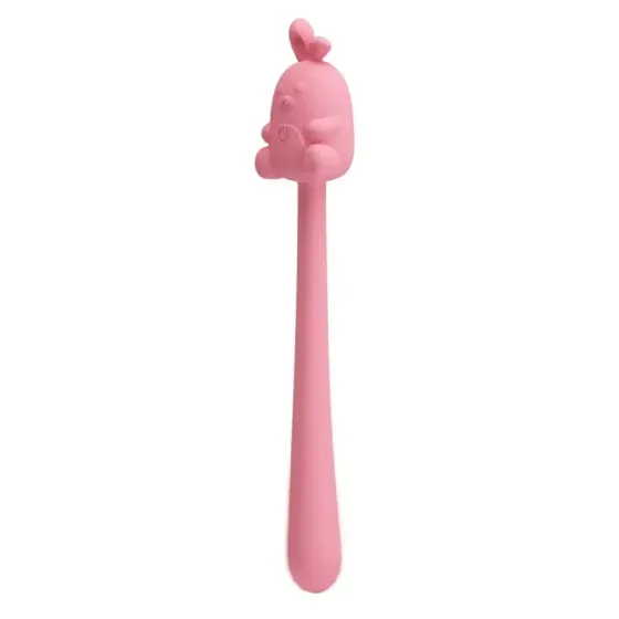 Мини-вибратор на палочке Pretty Love Cute Bunny гибкий, розовый, 14.2 х 1.8 см Sex Aura Киев