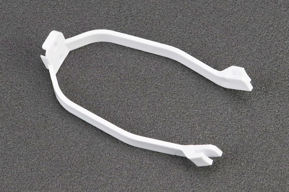 Кріплення заднього щитка 8,5", пластмасове, біле (електросамокат) Київ - фото 1