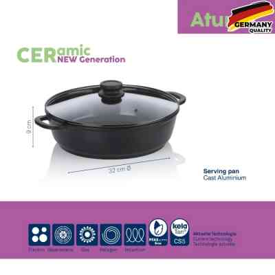 Сотейник Kela Atura з кришкою 28 см, 5 л (15167) Винница